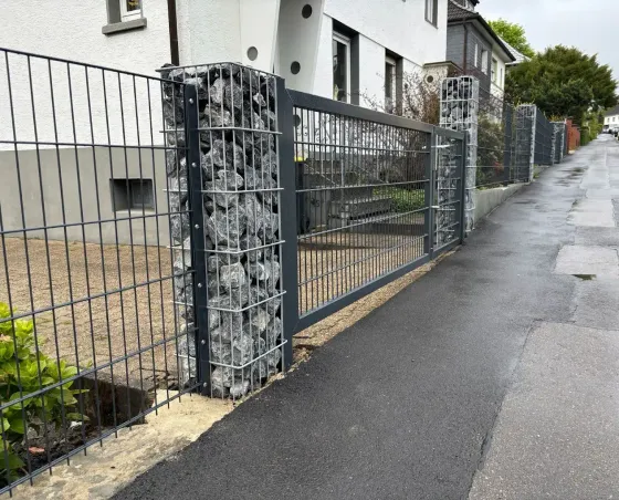 Gabionen und Steinzäune in Paderborn - fachgerechte Ausführung vor Ort