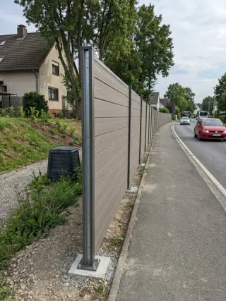 Lärmschutzzaun in Paderborn - fachgerechte Ausführung vor Ort